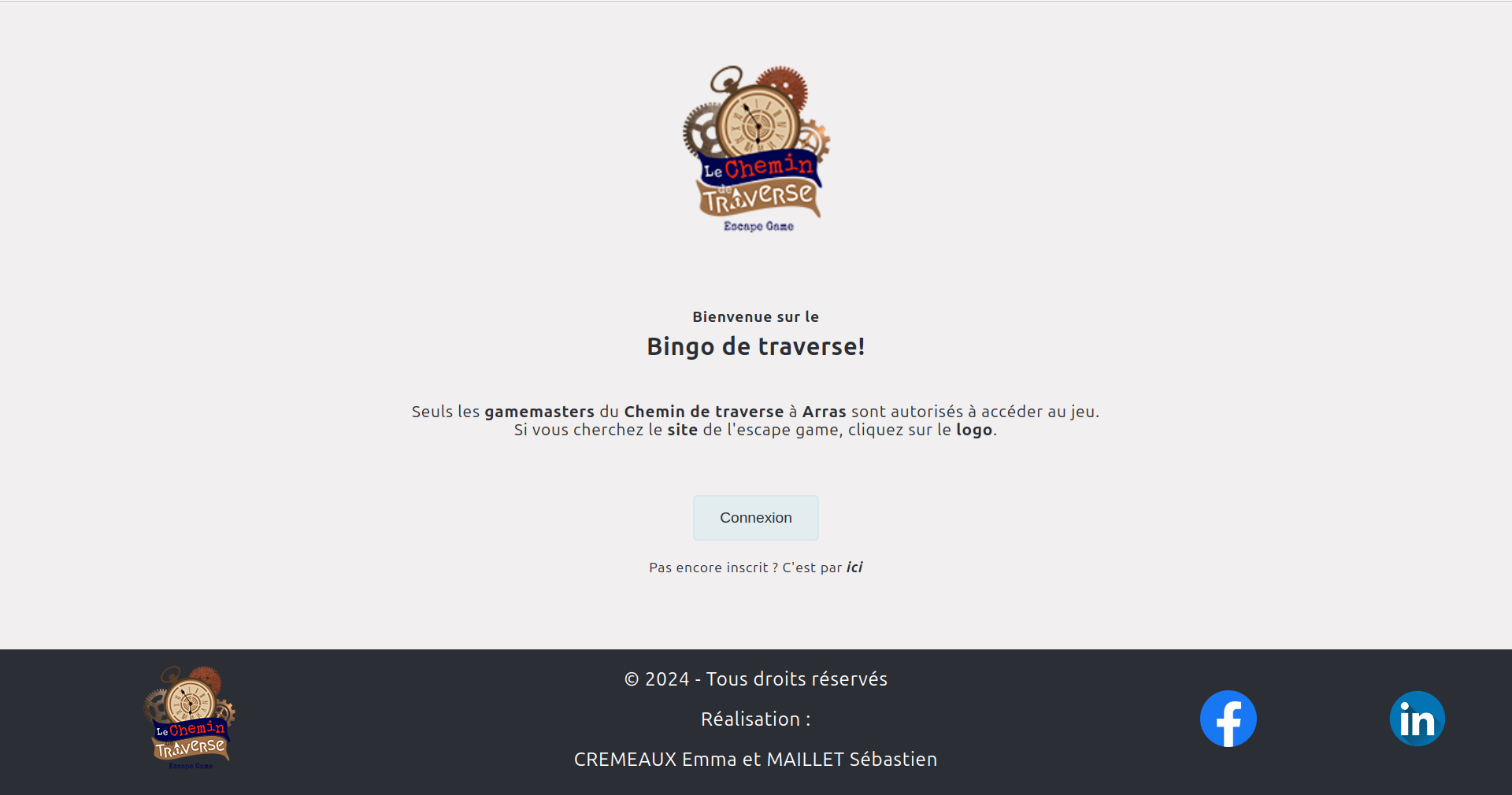 page du bingo